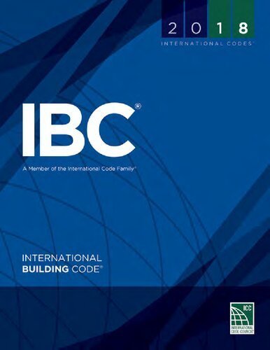 2018 International Building Code by International Code Council, ISBN-13: 978-1609837358