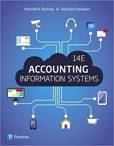 Accounting Information Systems 14th Edition, ISBN-13: 978-0134474021
