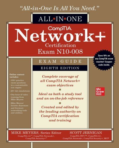 CompTIA Network+ Certification All-in-One Exam Guide 8th Edition by Scott Jernigan, ISBN-13: 978-1264269051