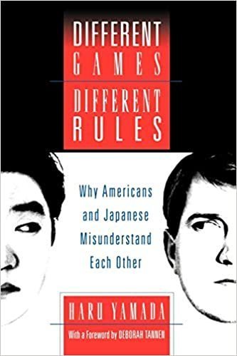 Different Games, Different Rules: Why Americans and Japanese Misunderstand Each Other, ISBN-13: 978-0195154856