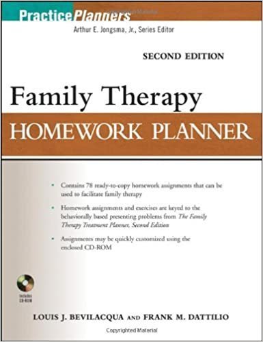 Family Therapy Homework Planner 2nd Edition, ISBN-13: 978-0470504390