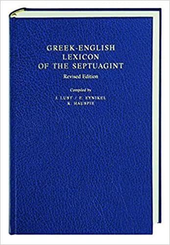 Greek-English Lexicon of the Septuagint, ISBN-13: 978-3438051240
