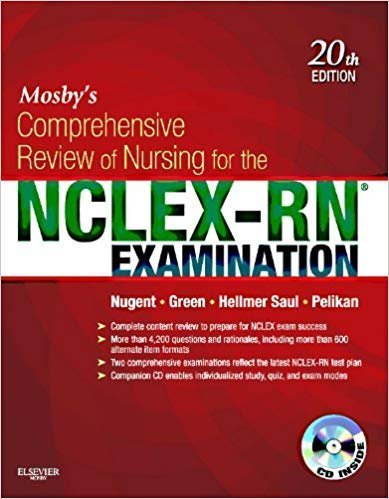 Mosby's Comprehensive Review of Nursing for the NCLEX-RN Examination 20th Edition, ISBN-13: 978-0323078955