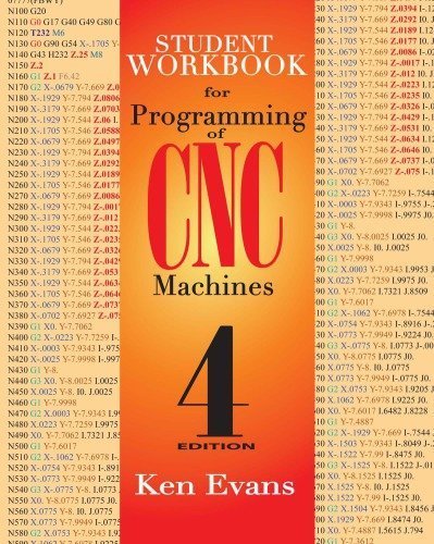 Student Workbook for Programming of CNC Machines 4th Edition, ISBN-13: 978-0831136000
