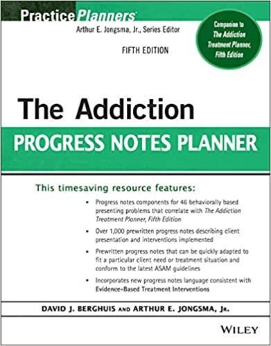 The Addiction Progress Notes Planner 5th Edition, ISBN-13: 978-1118542965