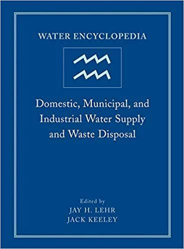 Water Encyclopedia, Domestic, Municipal, and Industrial Water Supply and Waste Disposal, ISBN-13: 978-0471736875